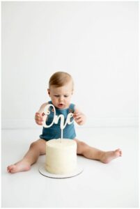 Sonoma County Cake Smash Photo Session