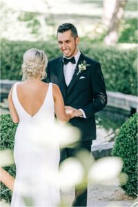 First Look at Park Winters Wedding