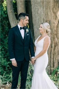 First Look at Park Winters Wedding