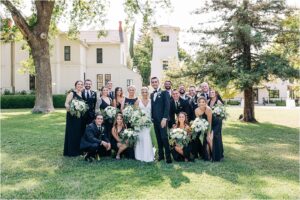 Wedding Party Portraits at Park Winters Wedding