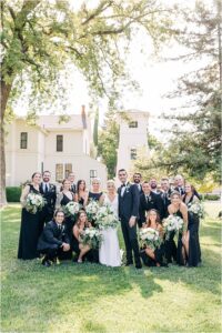 Wedding Party Portraits at Park Winters Wedding