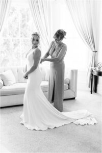 Bride getting ready at Park Winters Wedding
