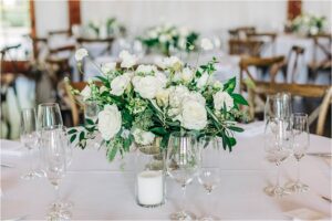 Reception site at Park Winters Wedding
