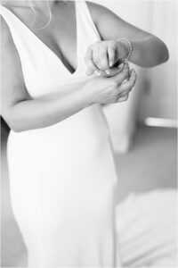 Bride getting ready at Park Winters Wedding