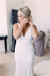 Bride getting ready at Park Winters Wedding