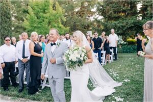 Ceremony at Park Winters Wedding