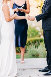 Ceremony at Park Winters Wedding