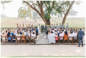 Ceremony at B.R Cohn Winery Sonoma