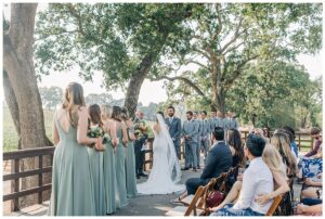 Ceremony at B.R Cohn Winery Sonoma
