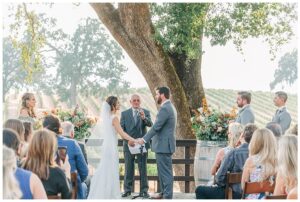 Ceremony at B.R Cohn Winery Sonoma