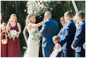 Real Ceremony at Olympias Valley Estate Petaluma by Sonoma County wedding photographer Kimberly Macdonald