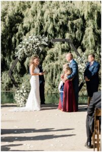 Real Ceremony at Olympias Valley Estate Petaluma by Sonoma County wedding photographer Kimberly Macdonald
