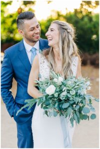 Sunset couples portraits at The Lodge at Sonoma