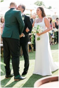 Wedding ceremony at The Lodge at Sonoma