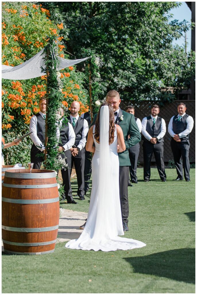 Wedding ceremony at The Lodge at Sonoma