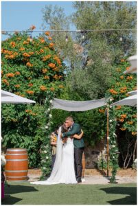 Wedding ceremony at The Lodge at Sonoma