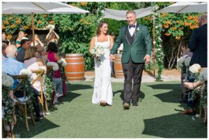 Wedding ceremony at The Lodge at Sonoma