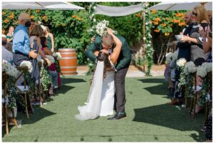 Wedding ceremony at The Lodge at Sonoma