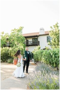 Bride and groom portraits at The Lodge at Sonoma
