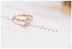 Wedding details at The Lodge at Sonoma