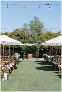 Wedding ceremony at The Lodge at Sonoma