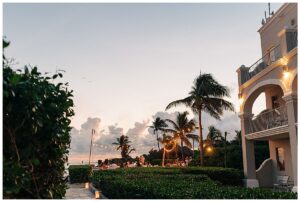 Wedding reception at Dreams Tulum