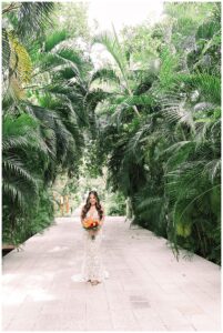 bridal portraits at Mexico destination wedding