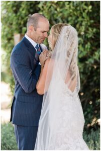 first look at sonoma county wedding