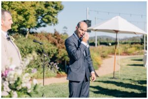 ceremony at sonoma wedding