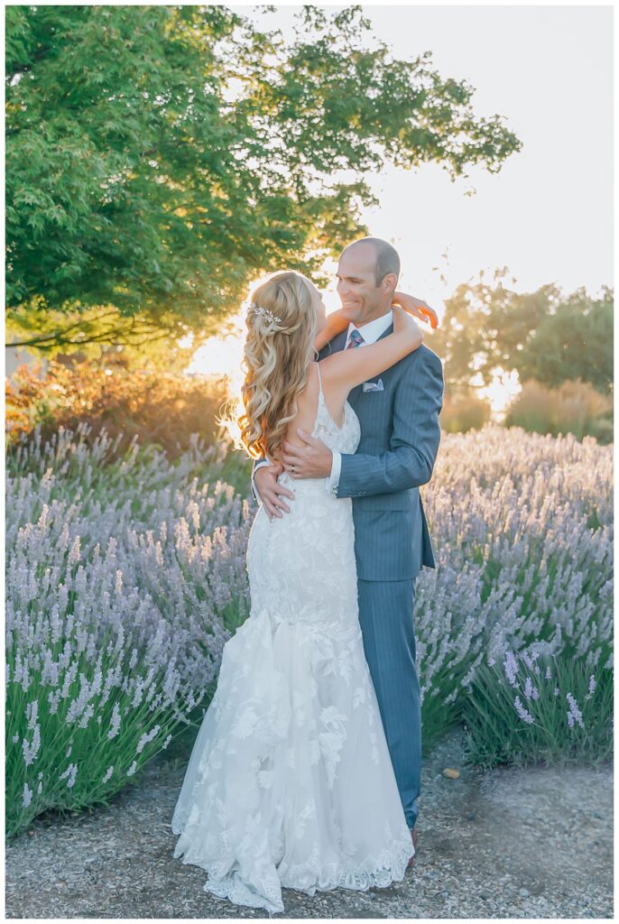 bride and groom portraits at basswood napa valley