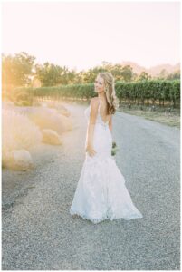 wedding portraits at trenjadue winery