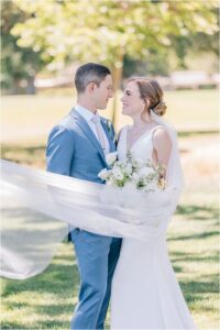 Bride and Groom portraits at Napa wedding venue