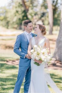 Bride and Groom portraits at Napa wedding venue