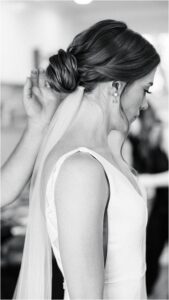 Bride getting ready at Silverado Resort Napa