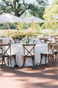 reception at napa wedding