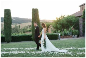 Couples portraits at Viansa Winery Wedding