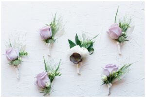 wedding details at viansa winery