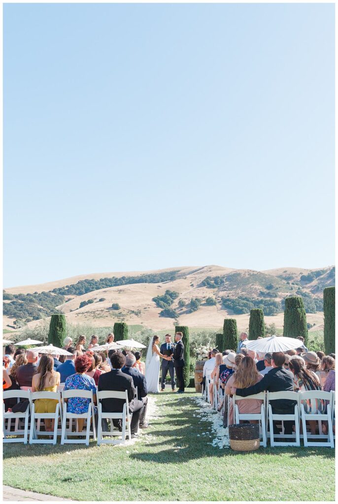 Wedding Ceremony at Viansa Winery