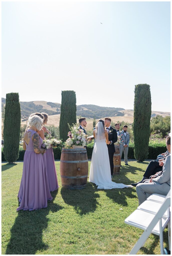 Wedding Ceremony at Viansa Winery