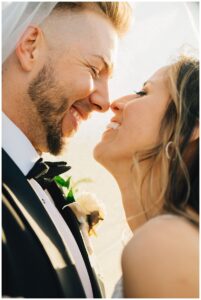 Sunset couples portraits at Viansa Winery Wedding