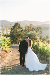 Bride and groom portraits at Viansa Winery Wedding