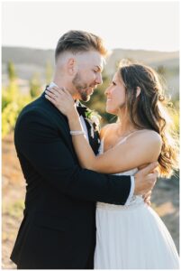 Bride and groom portraits at Viansa Winery Wedding
