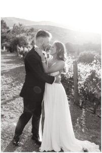 Bride and groom portraits at Viansa Winery Wedding