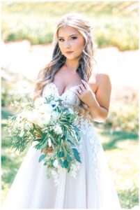 bridal portraits at br cohn winery wedding