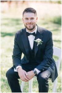 groom portrait at br cohn