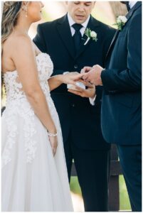 wedding ceremony at br cohn