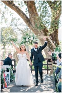 wedding ceremony at br cohn