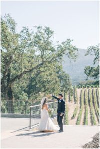 grand entrance at br cohn winery
