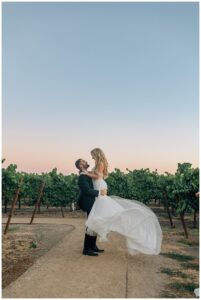 Wine country weddings