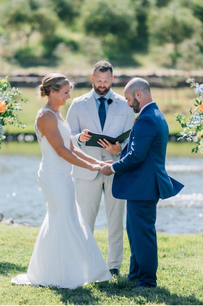 ceremony at Beaumont farms